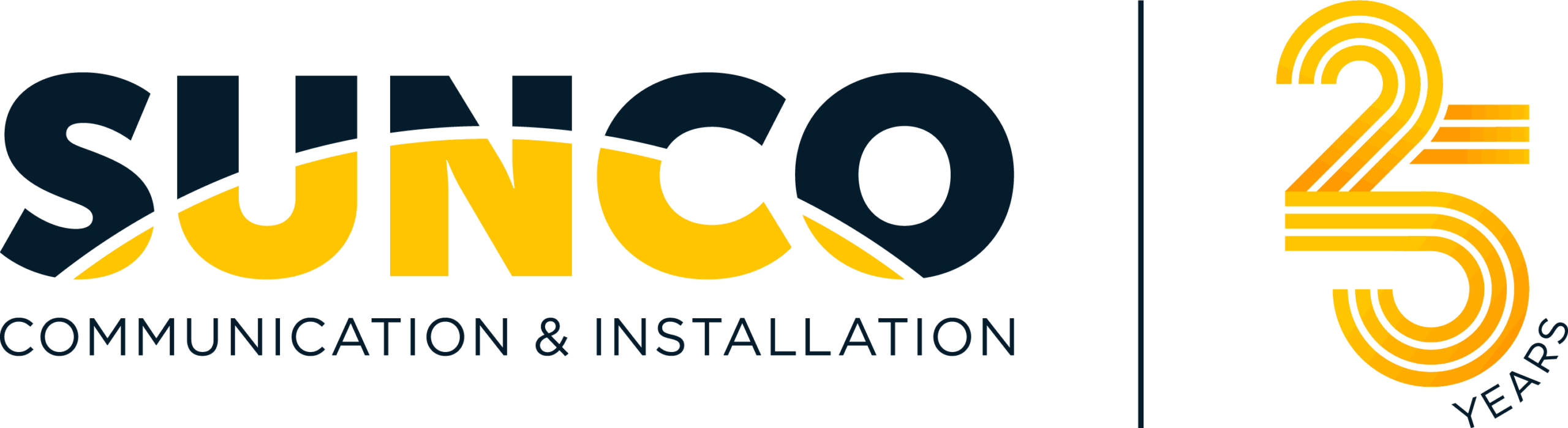 Sunco 25 year Logo
