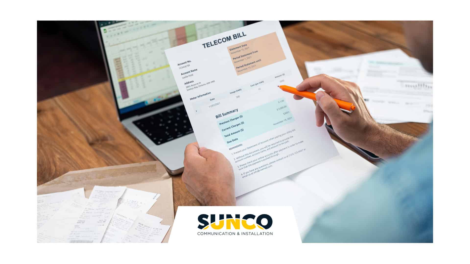 How a Telecom Bill Audit Can Save Your Business Money | Sunco